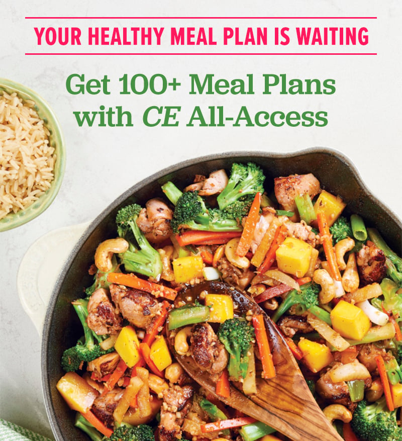 Your healthy meal plan is waiting - Get 100+ Meal Plans with CE All-Access