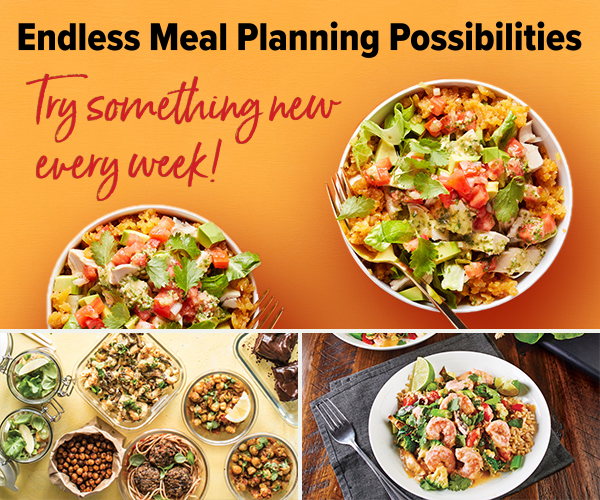 Endless Meal Planning Possibilities - Try something new every week!