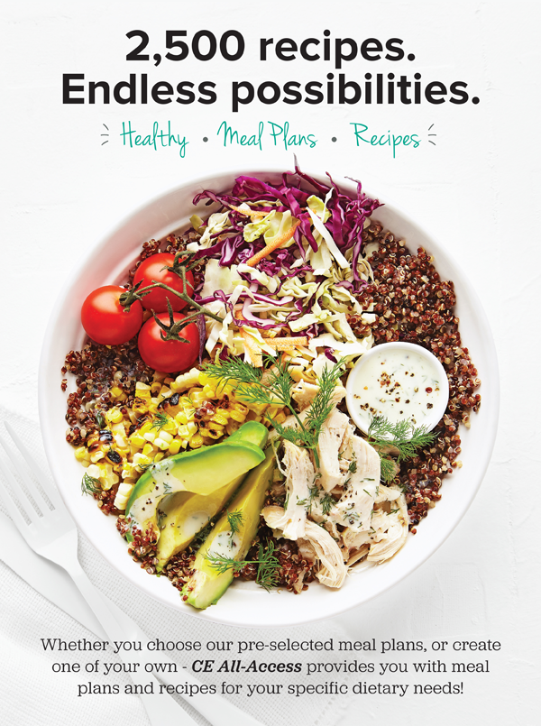 2,500 recipes. Endless possibilities.