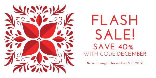 Save 40% with code DECEMBER