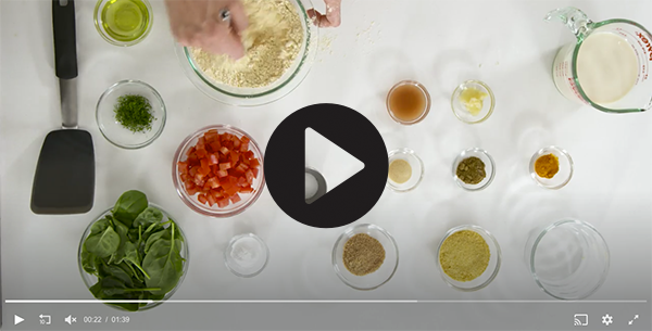 Watch this video to learn how to make an egg free omelet