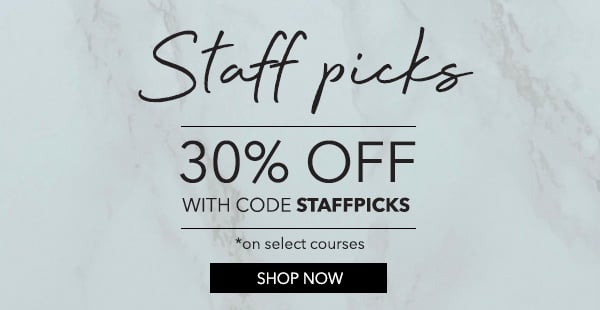 30% off with code STAFFPICKS