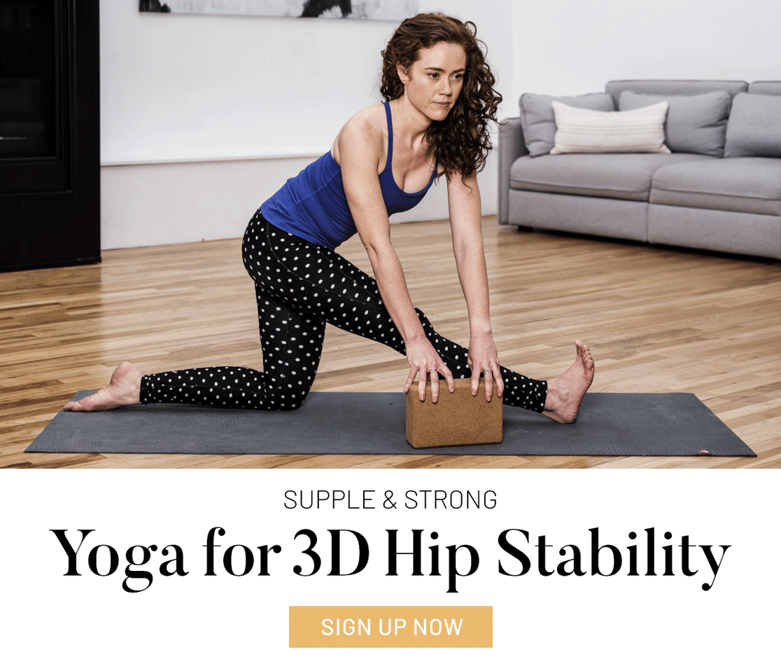 Sign up for Yoga for 3D Hip Stability today ›