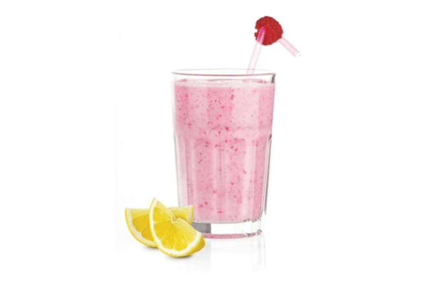 raspberry lemonade protein smoothie