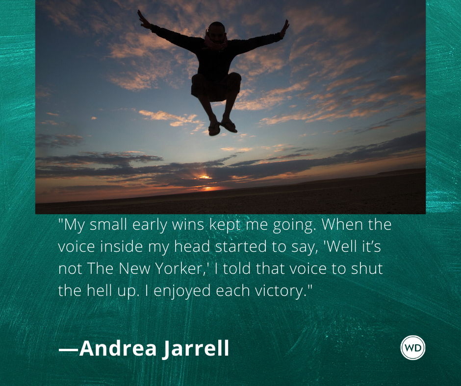 andrea_jarrell_quotes_my_small_early_wins_kept_me_going