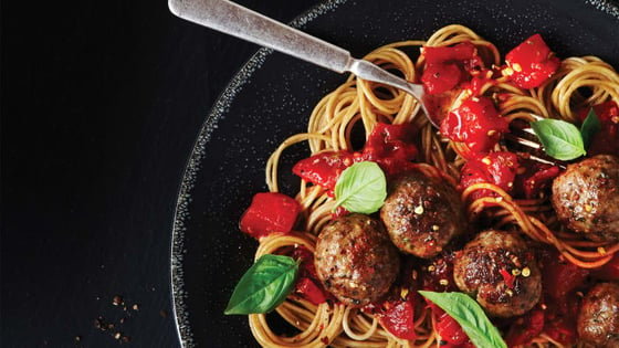spaghetti--meatballs