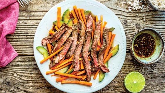 vietnamese-banh-mi-style-steak-with-pickled-vegetables_87-web